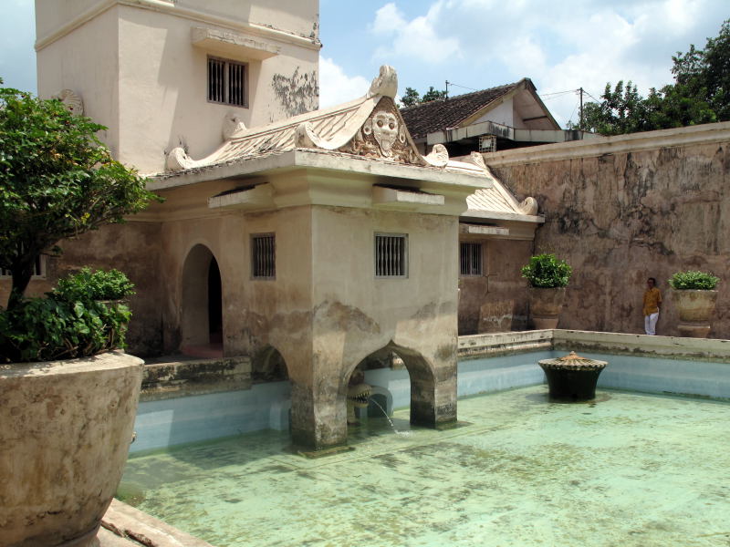 The bathing pools of the old 'water palace' of Taman Sari