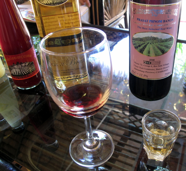 Wine and brandy of Battambang