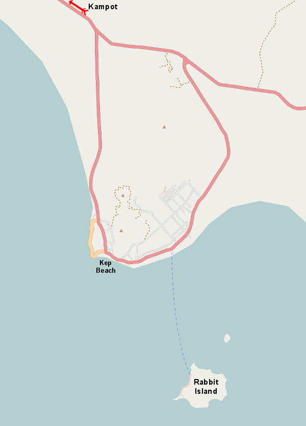 Kep Area map
