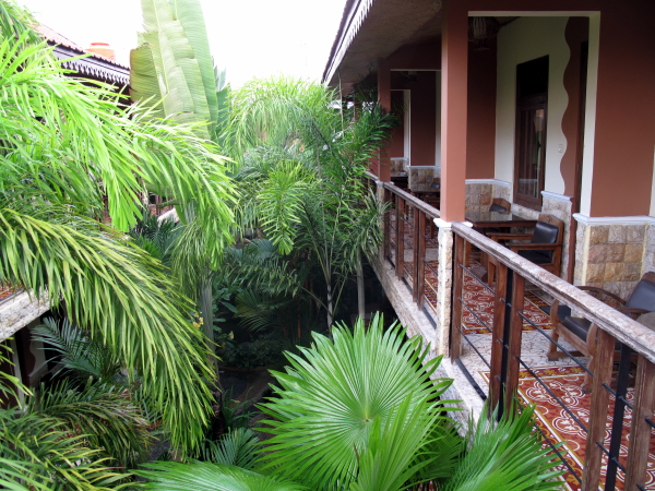 The courtyard at 1001 Malam Hotel