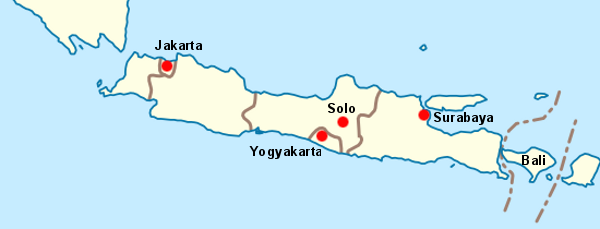 Java Island Map