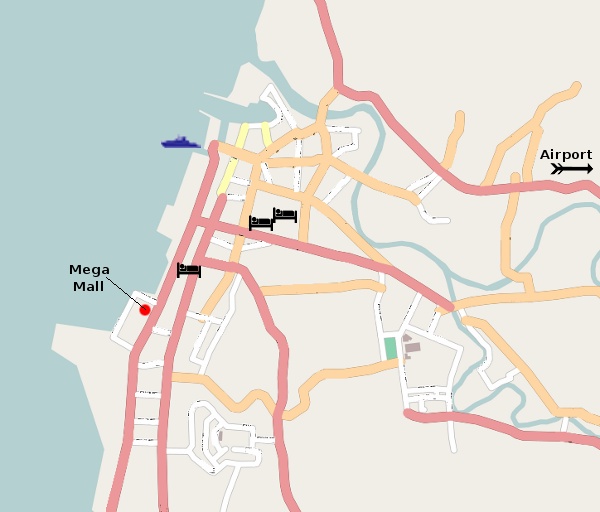 Manado City map