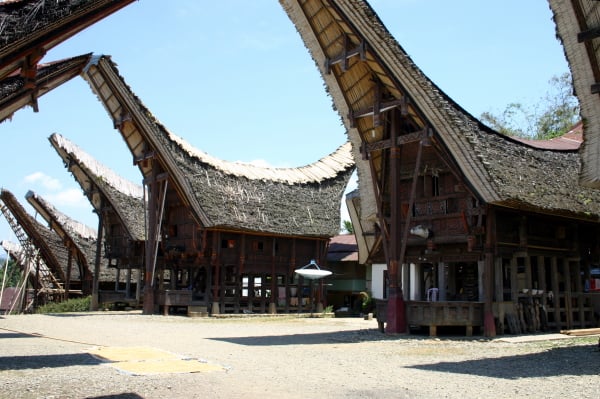 Traditonal houses can still have some of the modern conveniences, like satellite dishes