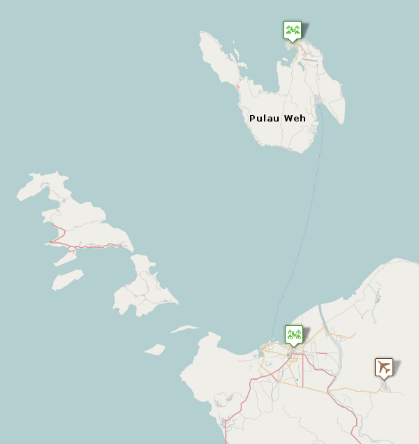 Banda Aceh Area map