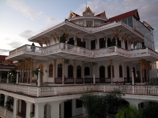The upper floors of Champasak Palace