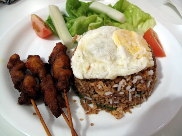 A traditional Malaysian dish from one of the country-wide casual dining restaurants