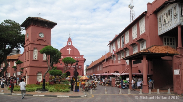 Melaka's old town square