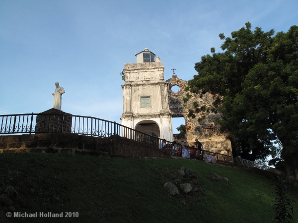 Statue and Church