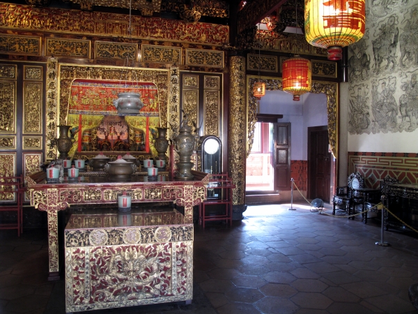 The main altar of the shrine