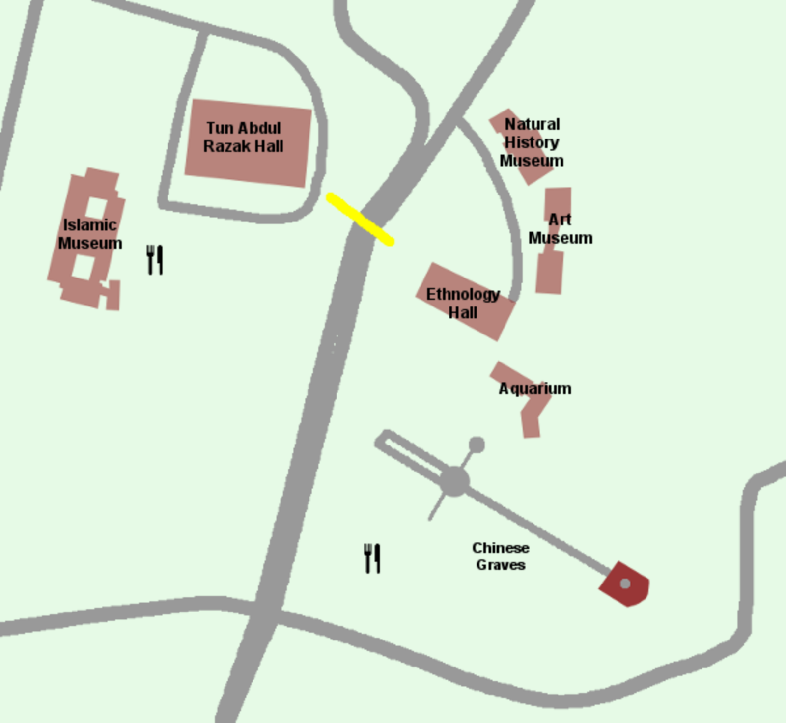 Sarawak Museum Map