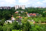 view of chinese gardens