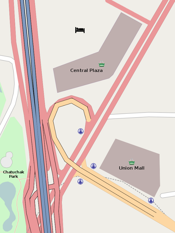 Pahonyothin Station Area Map