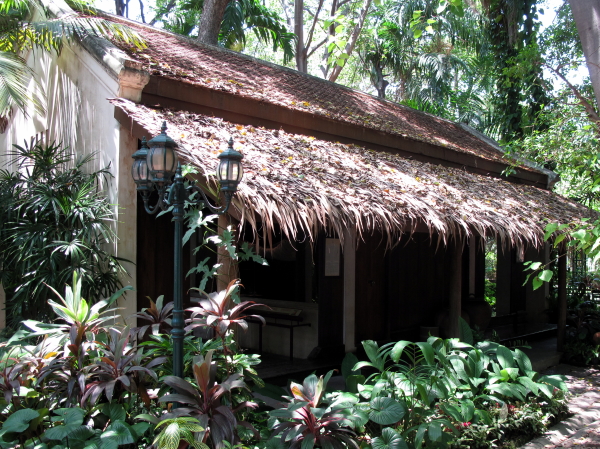 A reproduction of the house where the Princess Mother lived as a child.