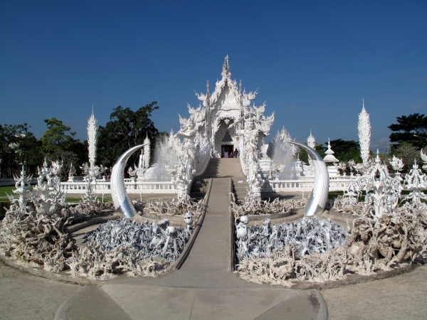 You 'walk through hell' to reach the main hall of the temple