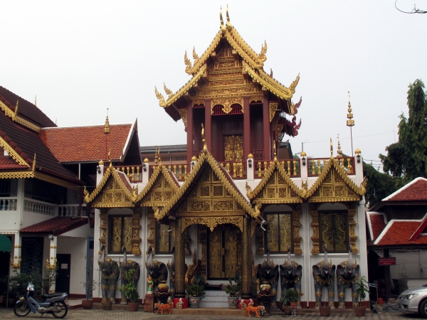 Hall and pagoda