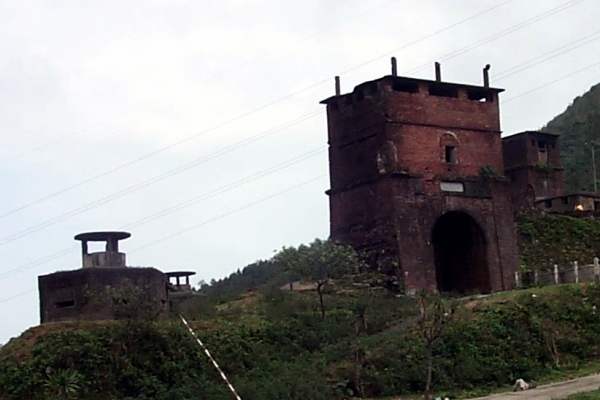 Gates and pillboxes on the Hai Van Pass