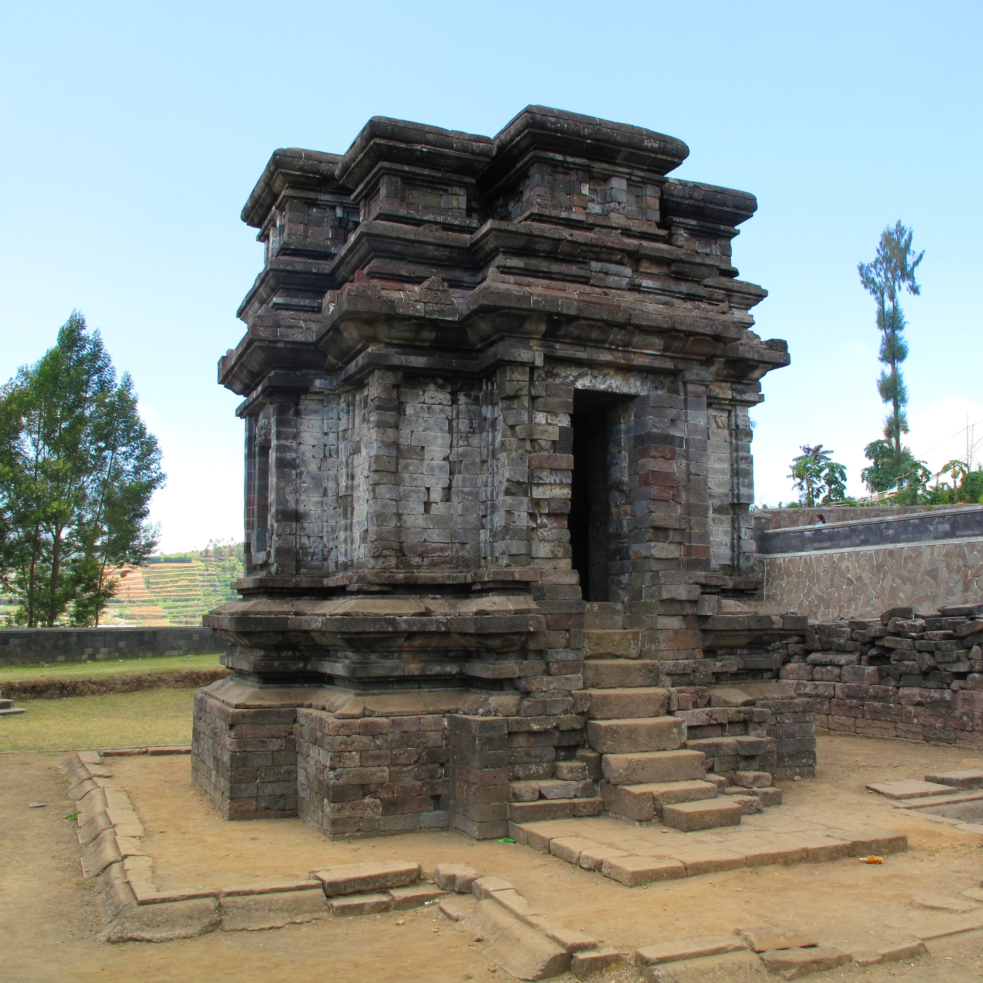 A lone temple near the museum