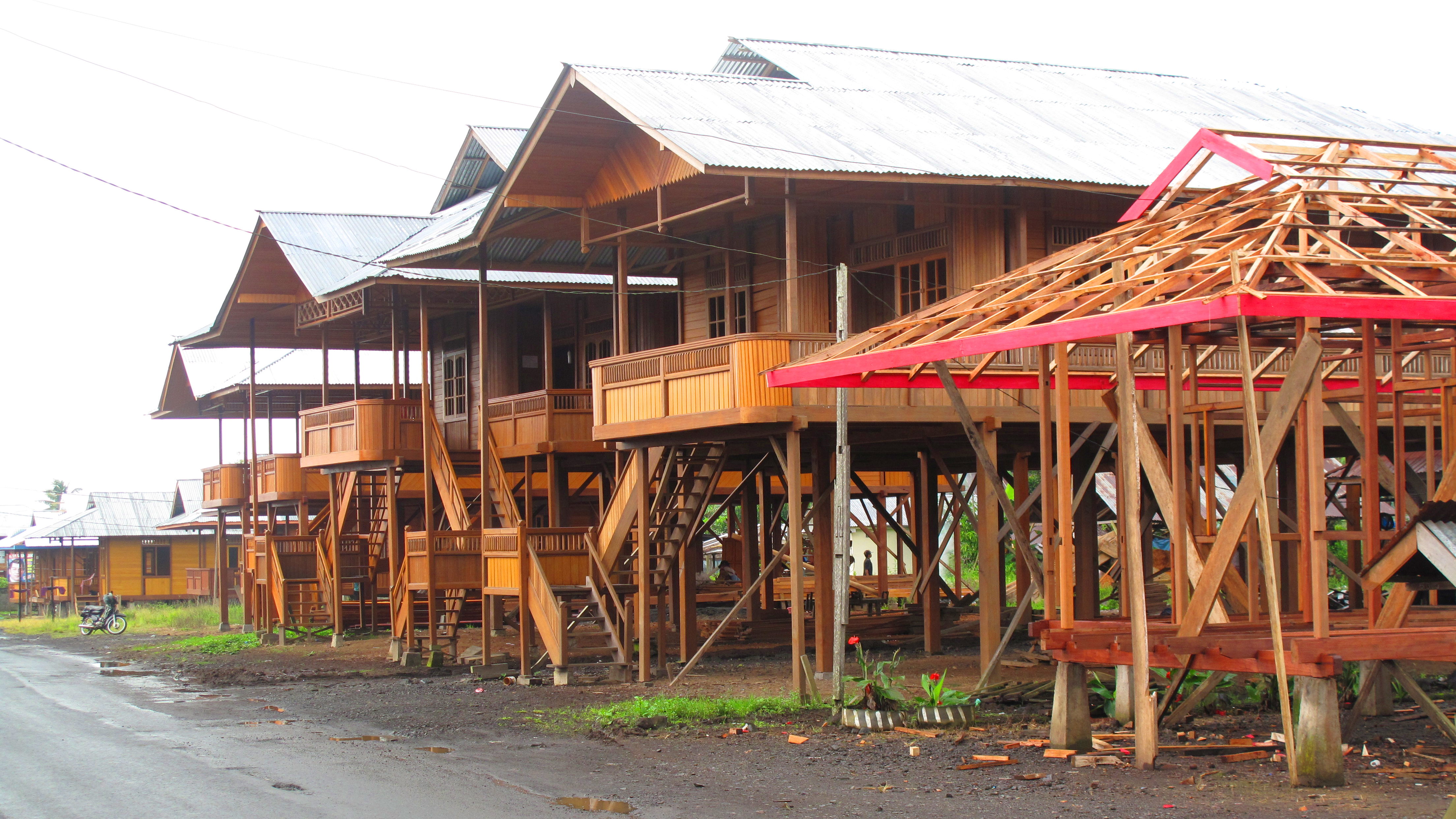 New houses under construction