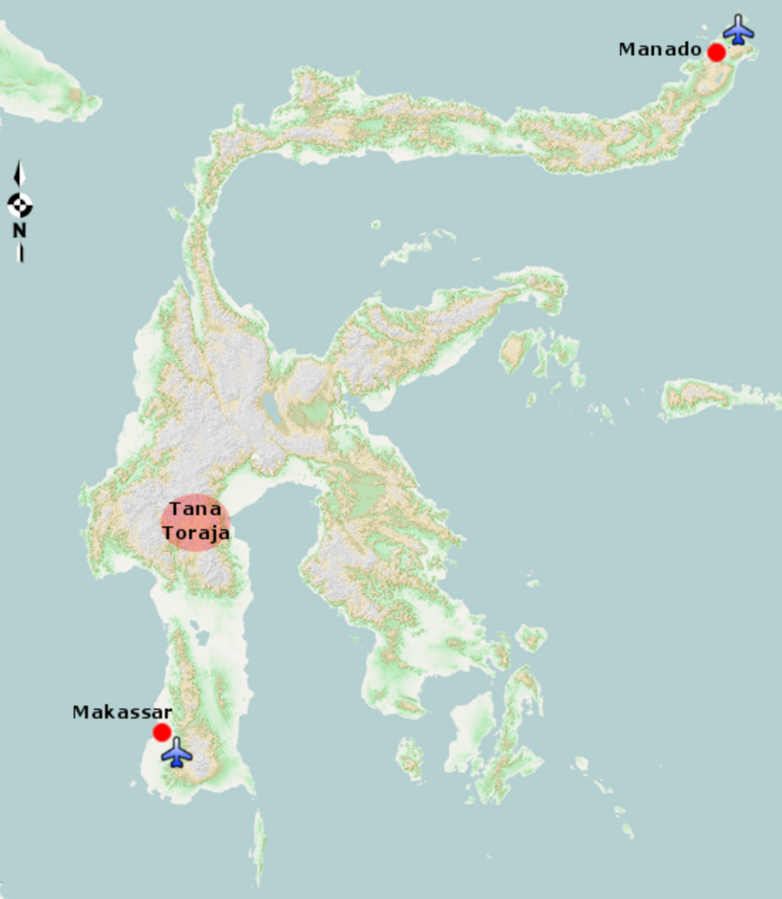 Sulawesi Map