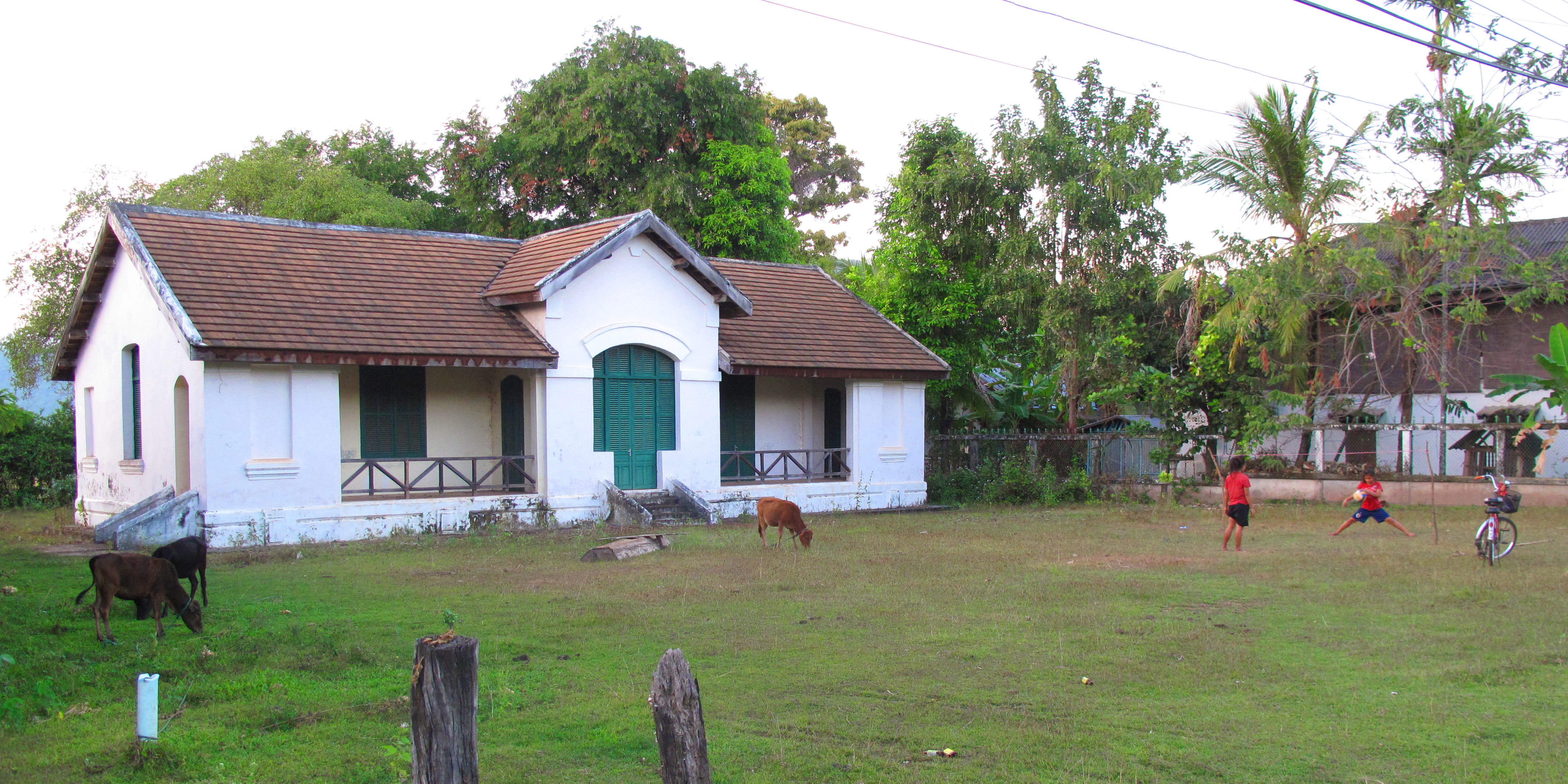 The old library building, scheduled for restoration