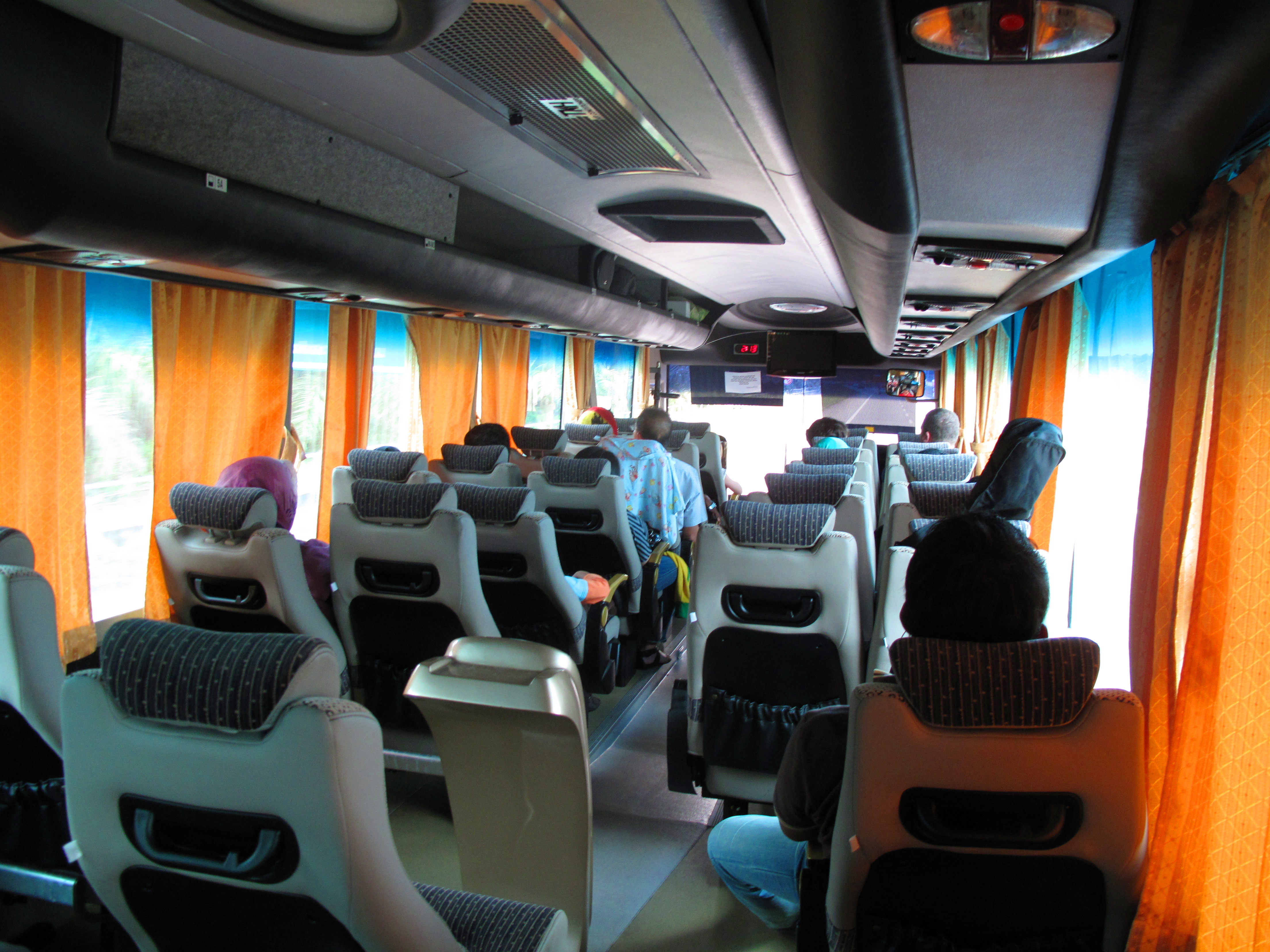 The bus to Melaka