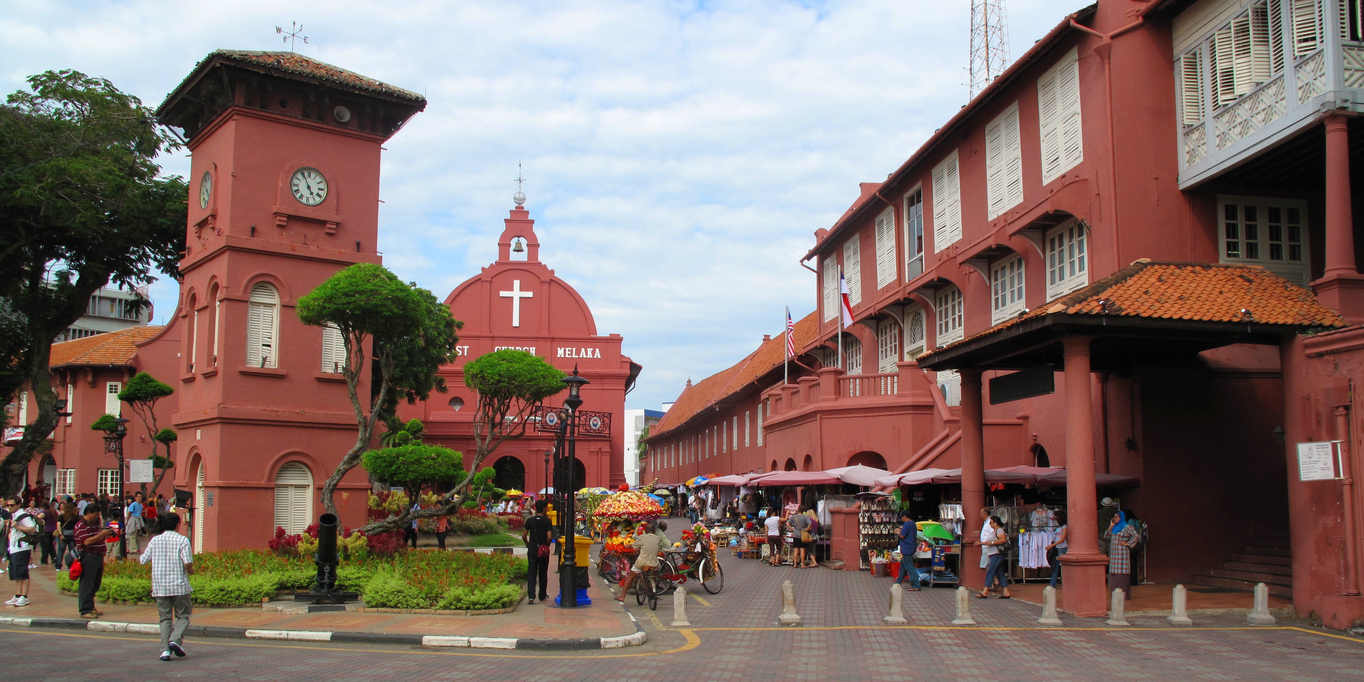 Melaka's old town square