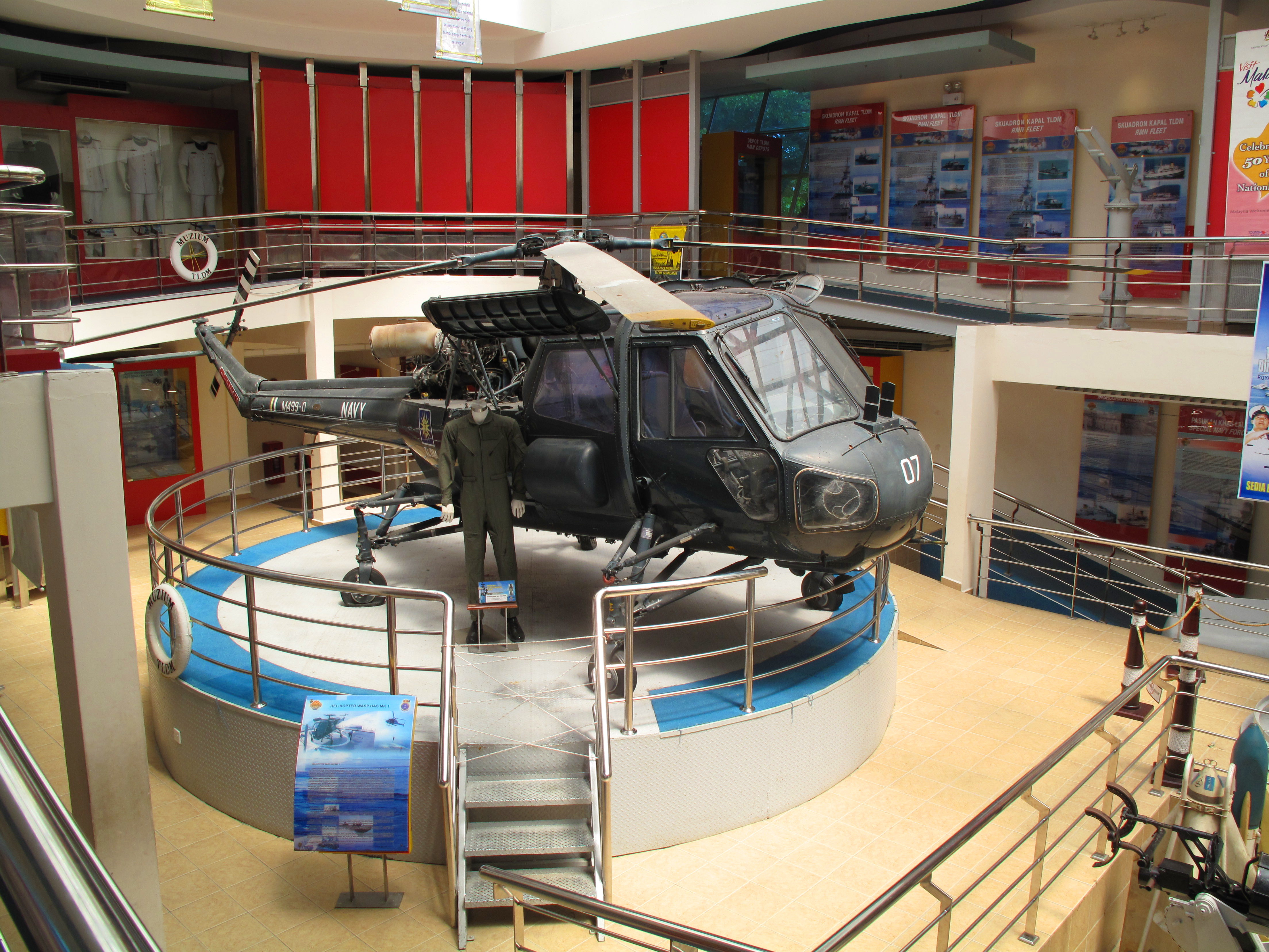 Exhibits in the Navy Museum