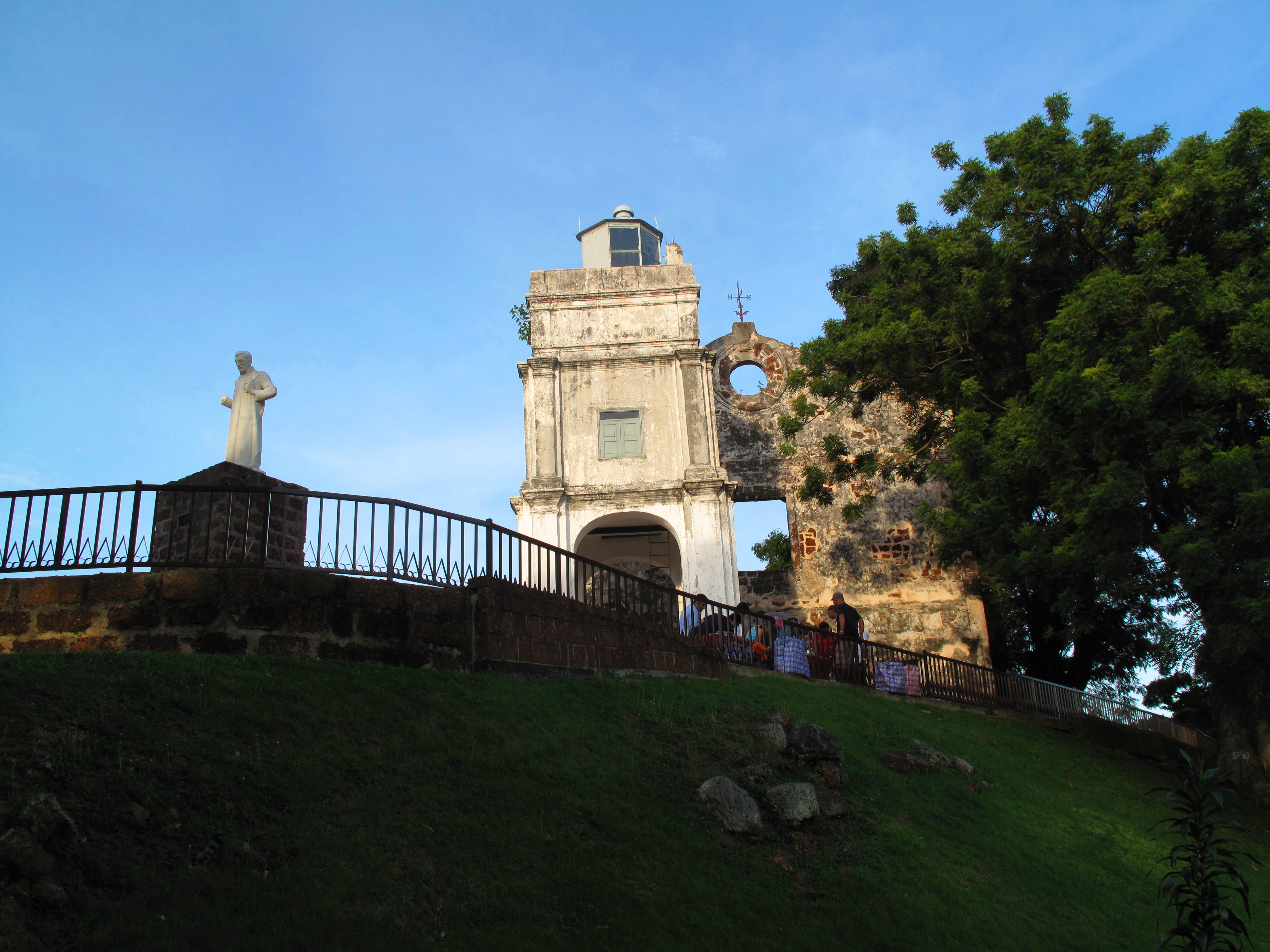 Statue and Church