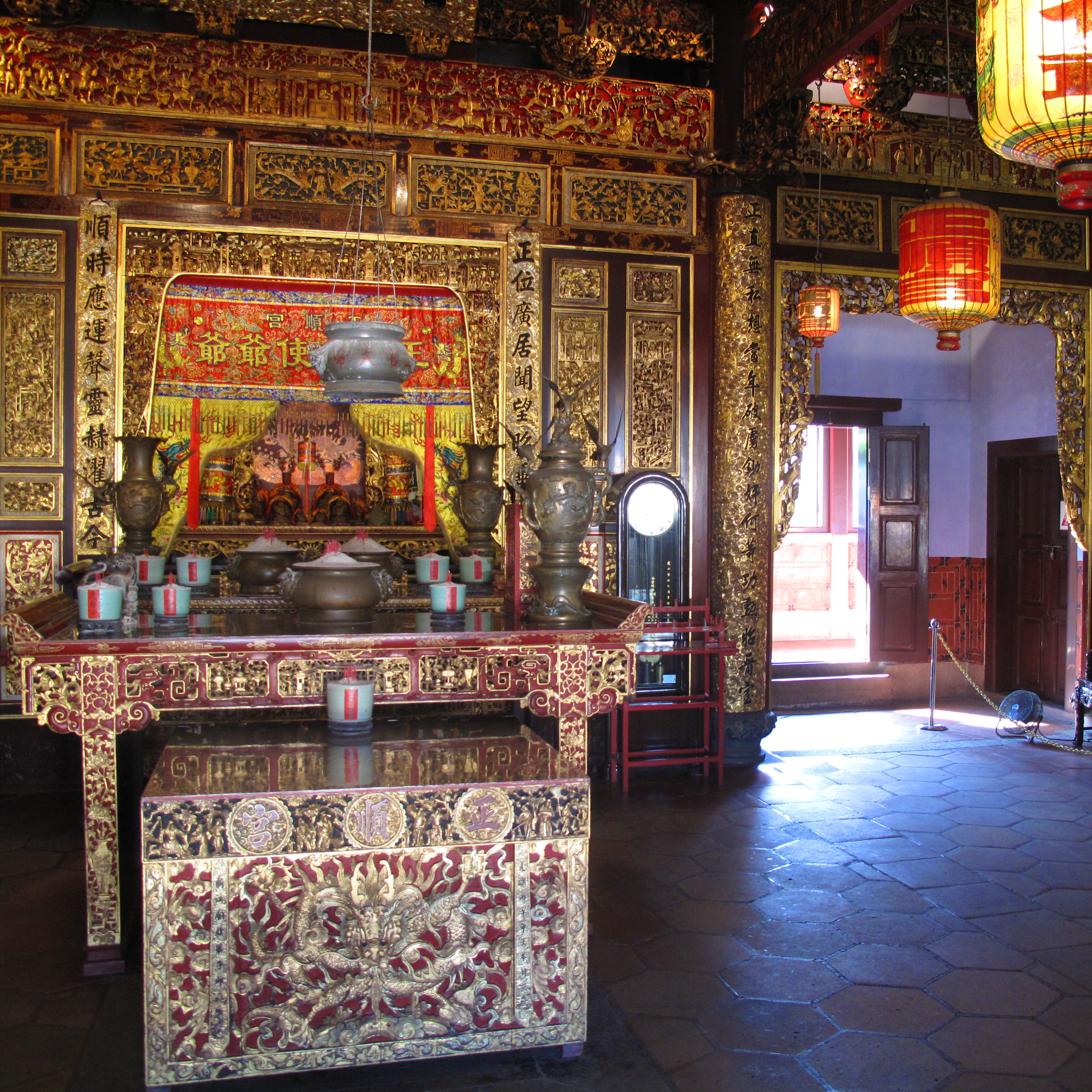 The main altar of the shrine