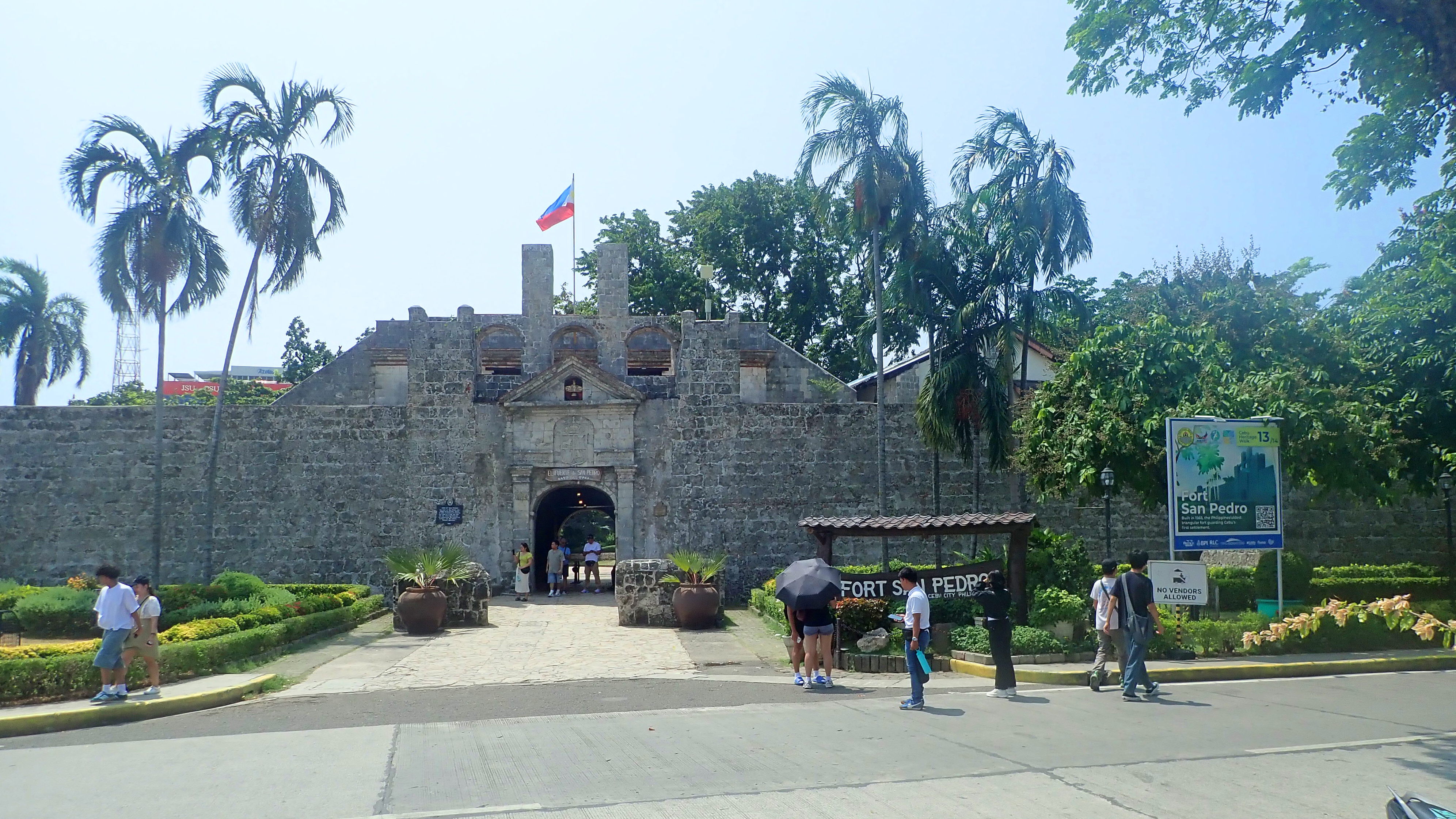 The old Spanish Fort San Pedro
